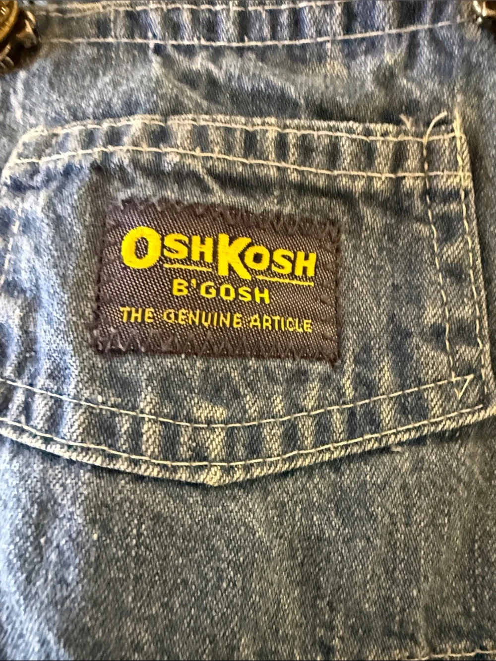 OshKosh B'gosh Classic Denim Overalls in Medium Blue